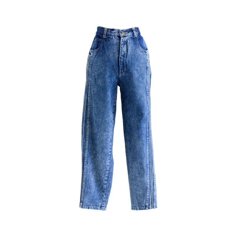 Vintage Faded Blue Side Stitch Denim Jeans | Sugar Cream Vintage | Wolf ...