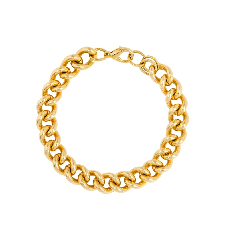 Thumbnail of Vintage Heavy Gold Chain Bracelet image