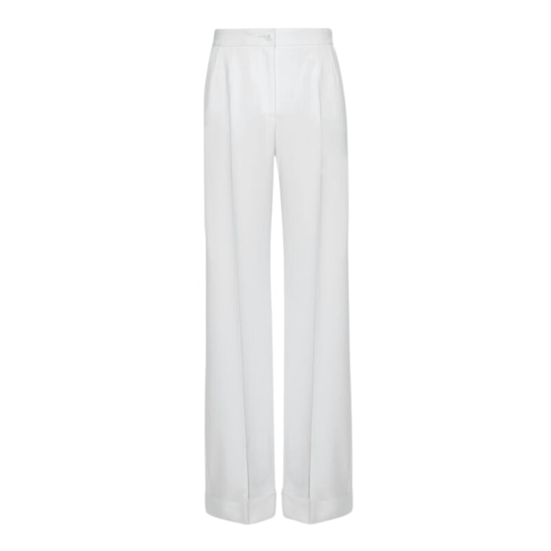 Thumbnail of Vintage-Inspired Oversized Trouser - White image