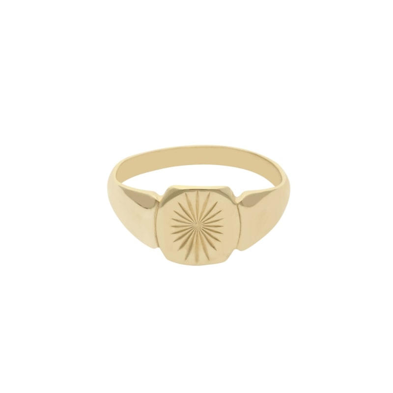 Thumbnail of Vintage Starburst Signet Ring image