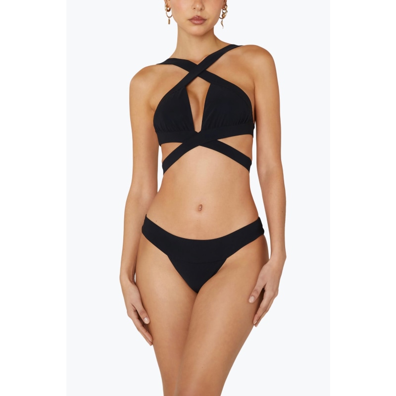 Washed Violet Full Coverage Bikini Bottom