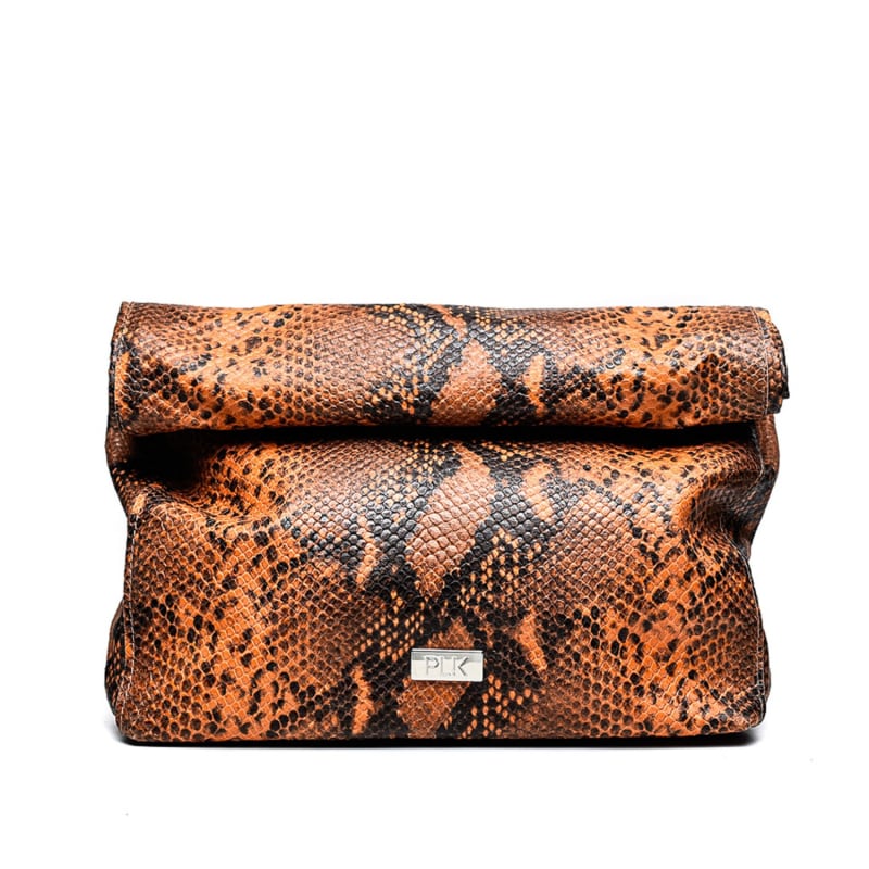 Lunch Bag Ocher PLIK x HAYA Wolf Badger