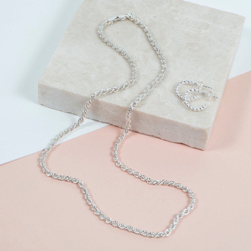 Thumbnail of Alhambra Sterling Silver Rope Chain image