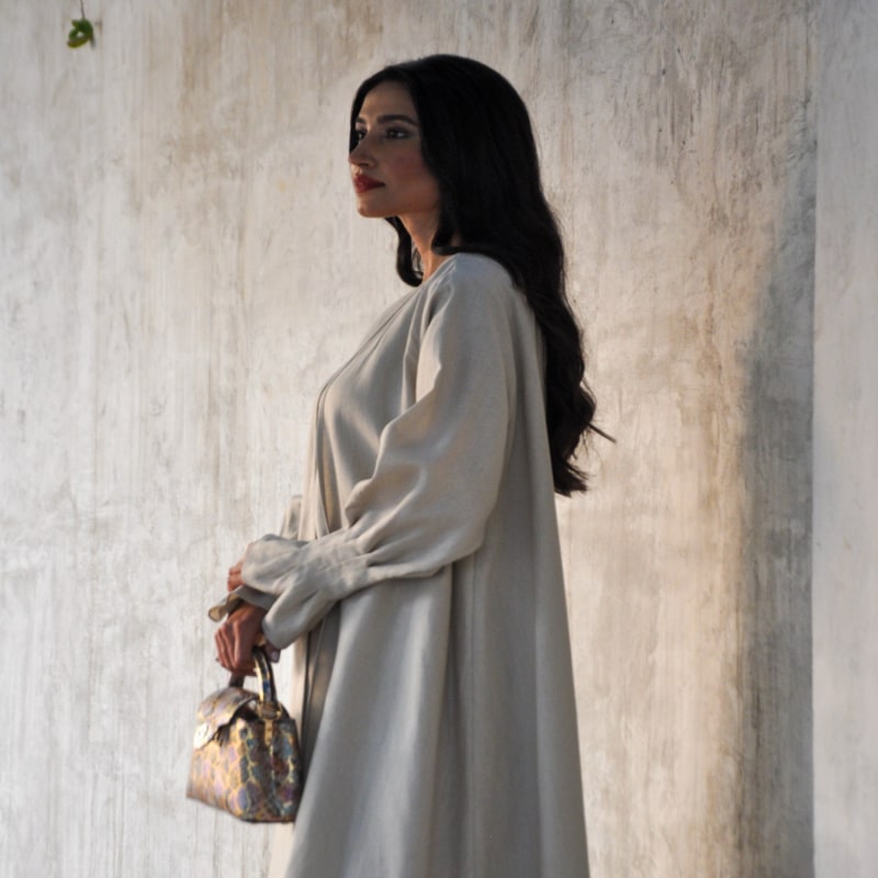 Linen abaya hotsell