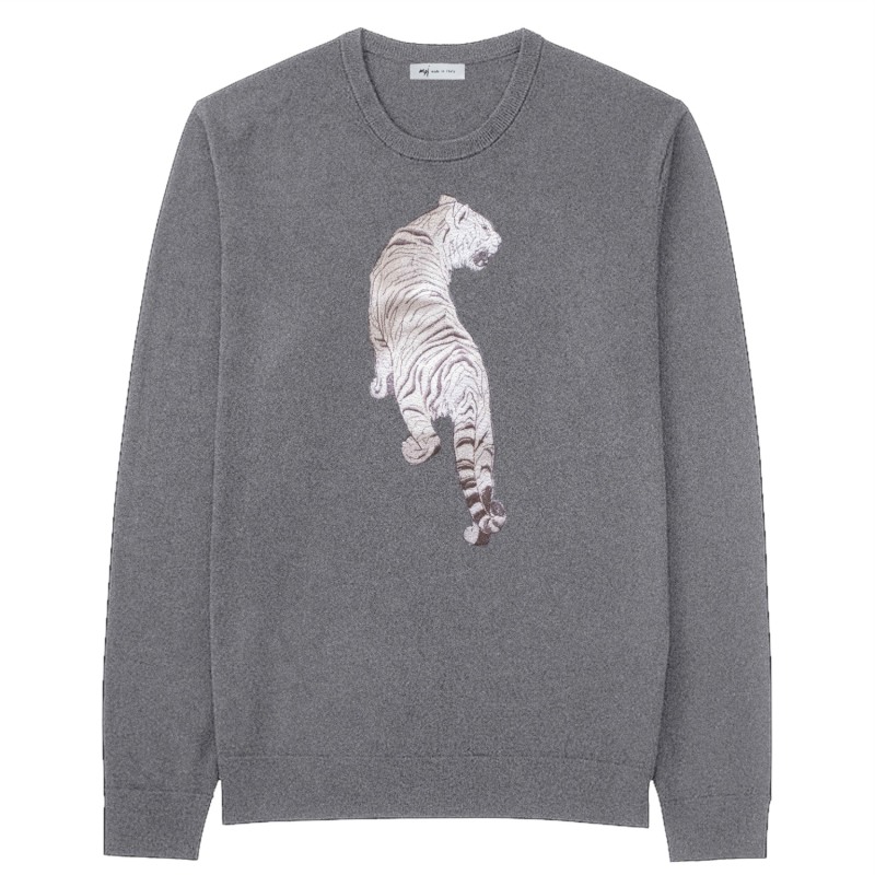 Thumbnail of Tiger Embroidered Pullover image