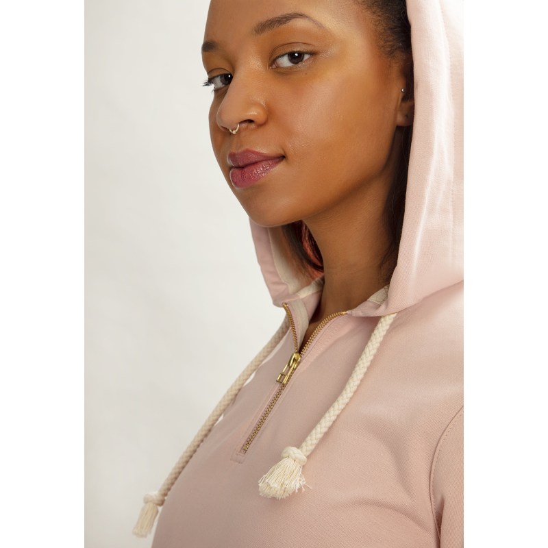 Thumbnail of Ragna Hoodie Dress - Light Pink image