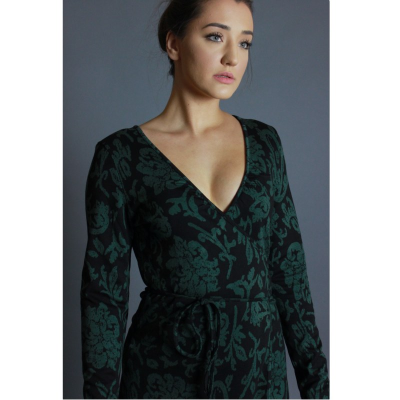 Thumbnail of Floral Printed Wrap Dress image