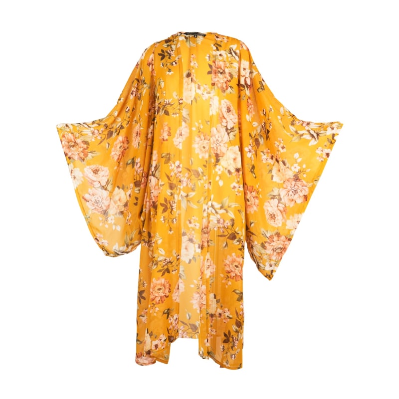 Thumbnail of Saffron Blossom Kimono image