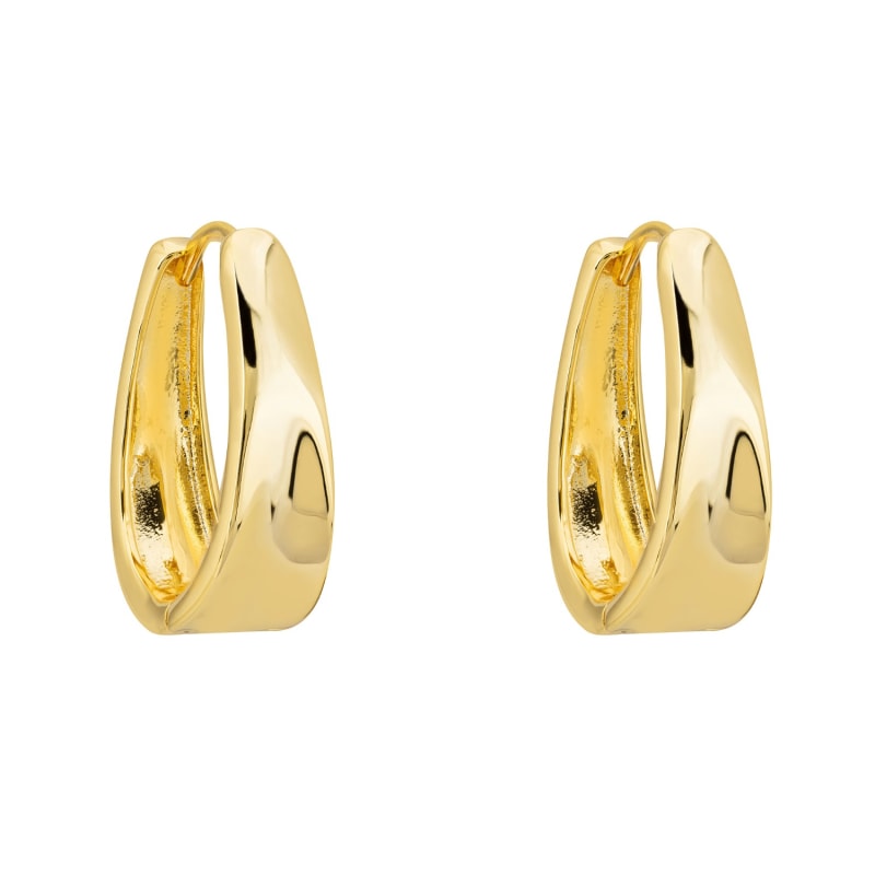 Thumbnail of Vogue Hoop Earrings Gold image