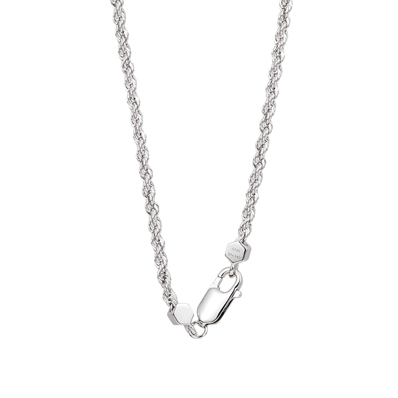 Thumbnail of Nordic Rope Silver Chain Necklace image