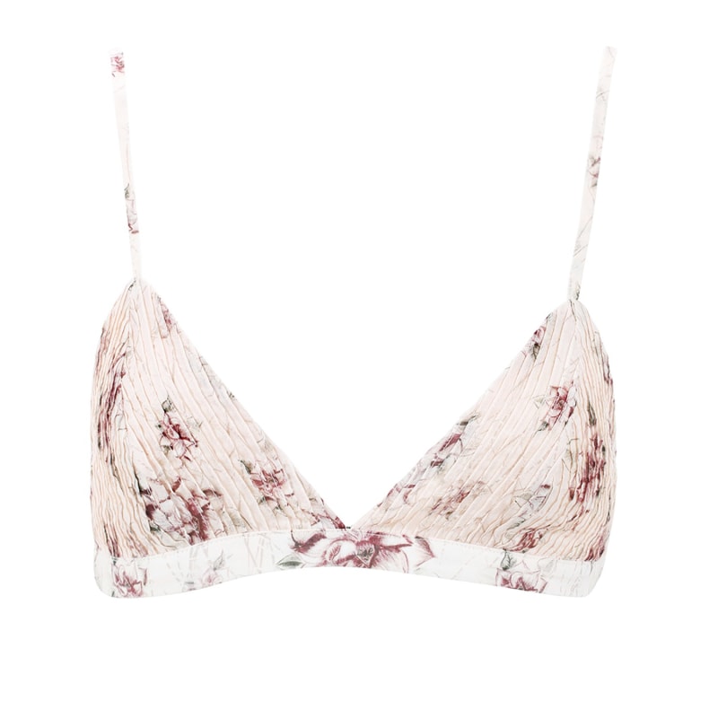 Thumbnail of Elena Pleated Ramie Linen Bralette image