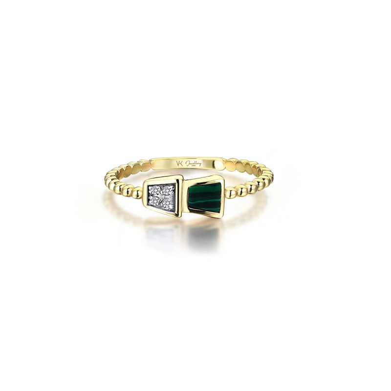 Thumbnail of Rina Malachite & Diamond Ring image