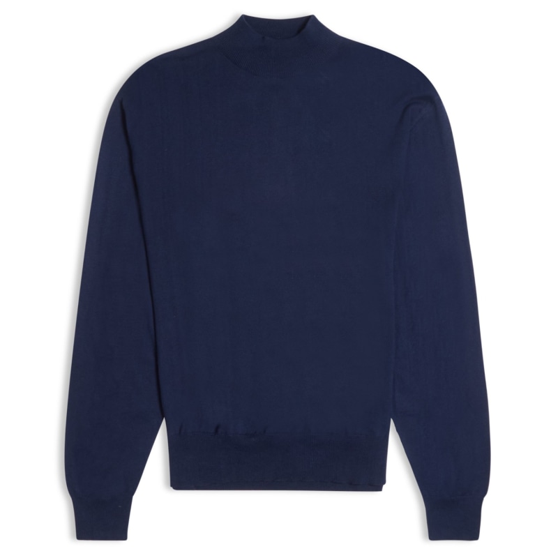 Thumbnail of Mock Turtle Neck - Navy image