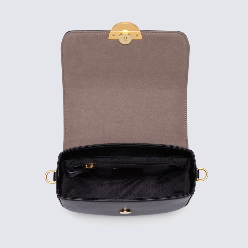 Thumbnail of Lottie Saddle Tote Black image