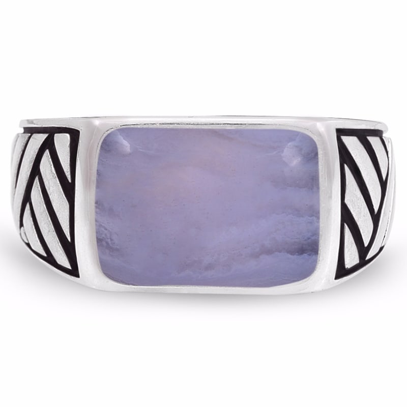 Thumbnail of Blue Lace Agate Stone Ring image