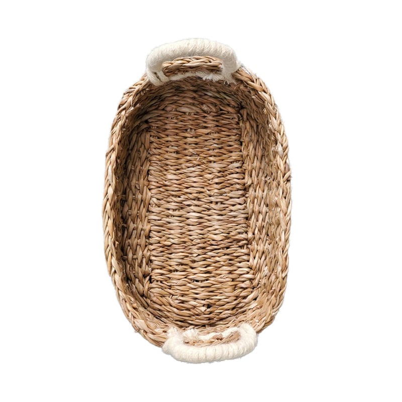 Thumbnail of Handwoven Savar Oval Bread Basket image