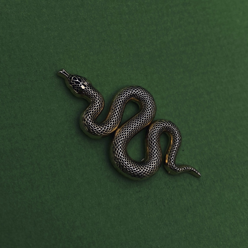 Thumbnail of Enamel Pin Snake image