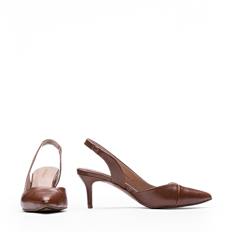 Thumbnail of Vegan Pumps Boulevard Brown image