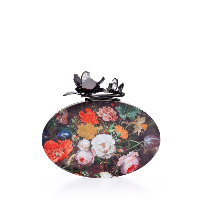 Imperial Orchid Designer Evening Clutch