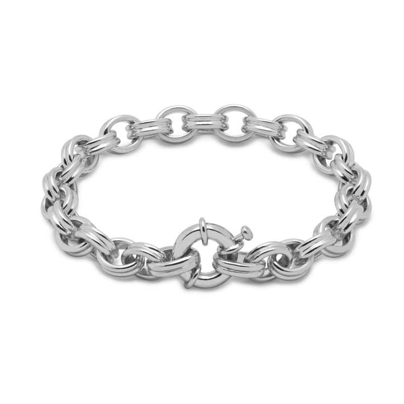 Thumbnail of Racine Chain Ring-Clasp Bracelet In Silver image