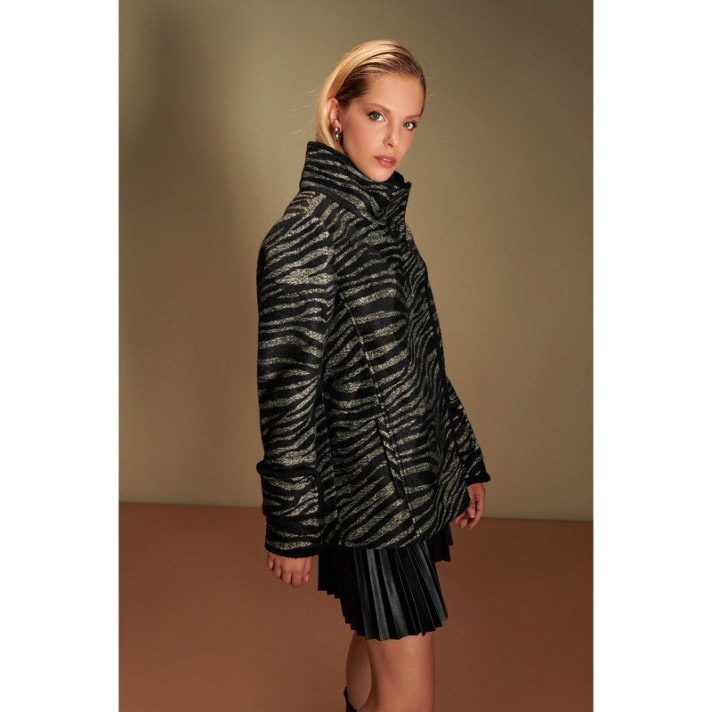 Thumbnail of Cate Zebra Coat image