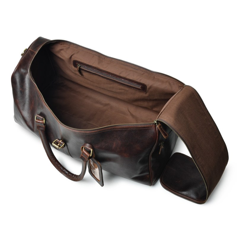 Thumbnail of The Bonham Weekend Bag- Full Grain Leather Duffel Bag image