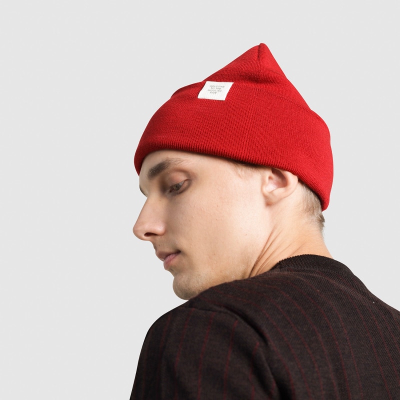 Thumbnail of Iki Merino Beanie Red image