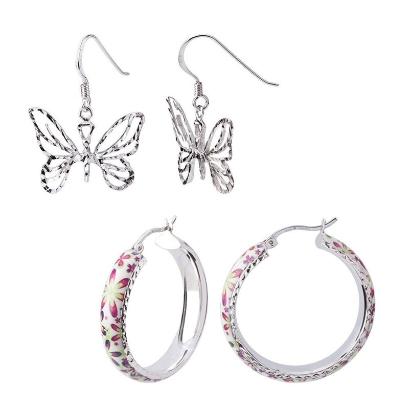 Thumbnail of Butterfly Earrings Set image