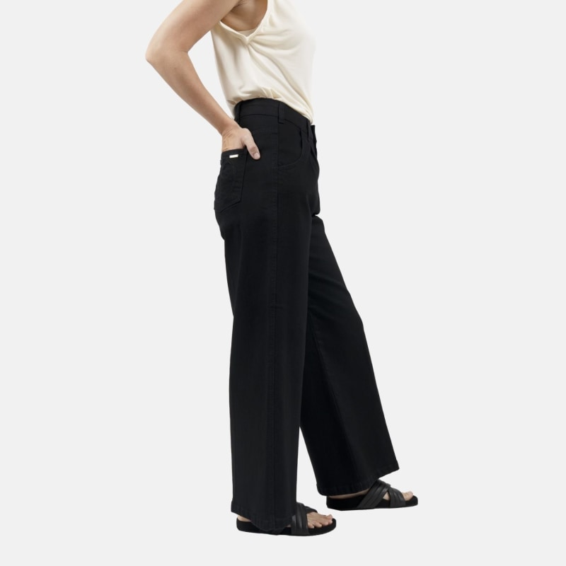 Thumbnail of Los Angeles - High Rise Wide Leg Jeans - Alto image