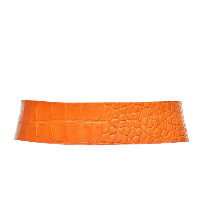 Thumbnail of Waist Leather Belt - Orange Giselle image