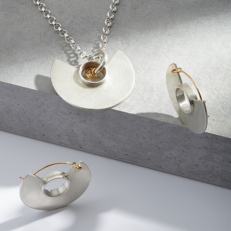 Waxing gibbous necklace on sale