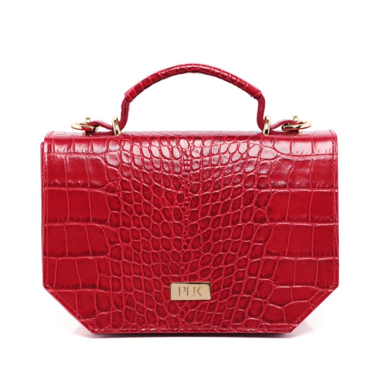 Thumbnail of Lola Crossbody Bag Red Croc image