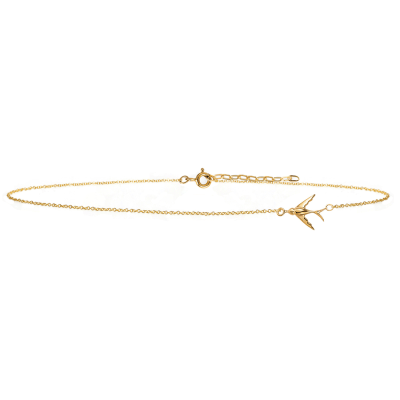 Thumbnail of Swallow Choker Necklace Gold image