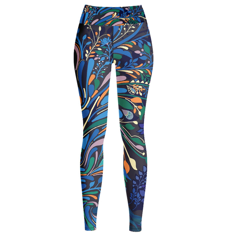 Thumbnail of High Waist Yoga Leggings In Sprinkle Night image