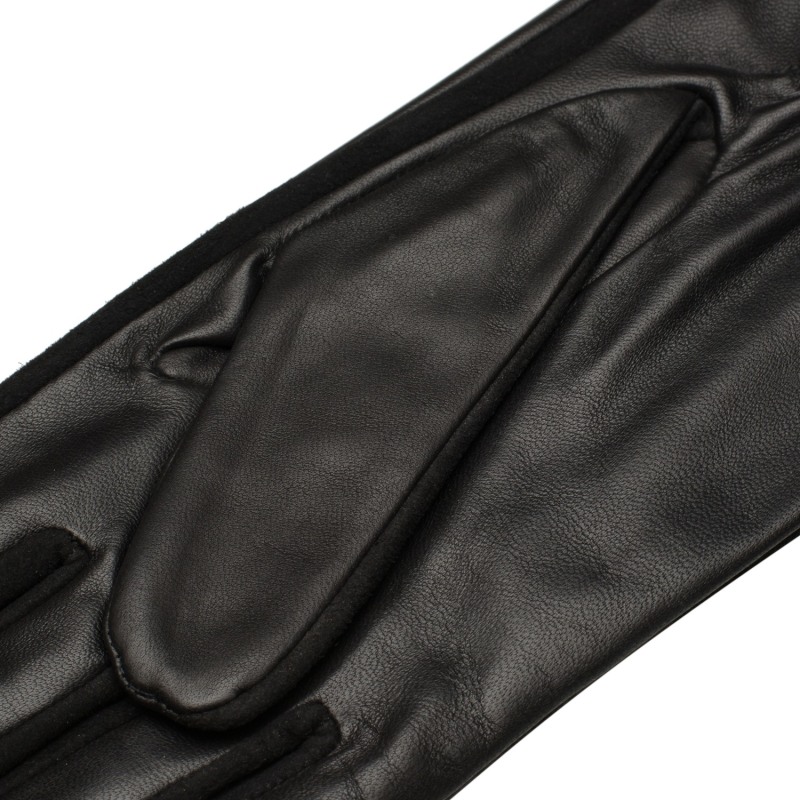 Thumbnail of Hand Made Women's Gloves - Nappa & Suede In Black image