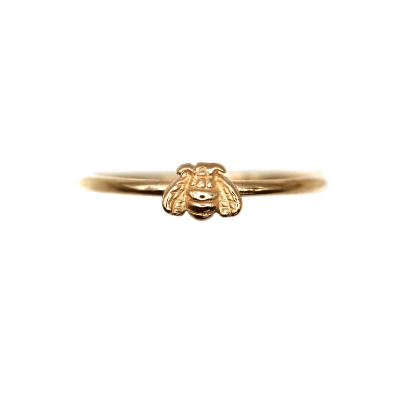 Gold bumble bee ring shop