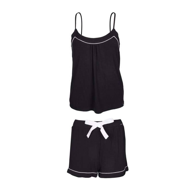 Thumbnail of Bamboo Cami & Short Pyjama Set In Black image