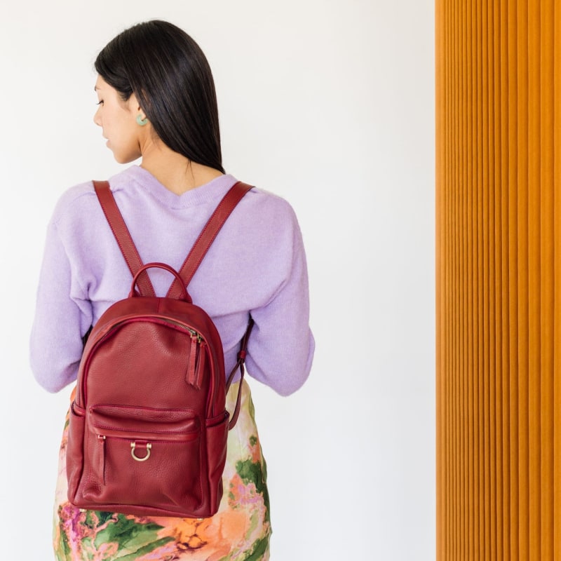 Amelia Leather Backpack