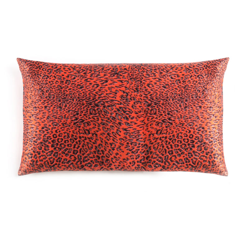 Thumbnail of Red Animalier Silk Pillow Case image