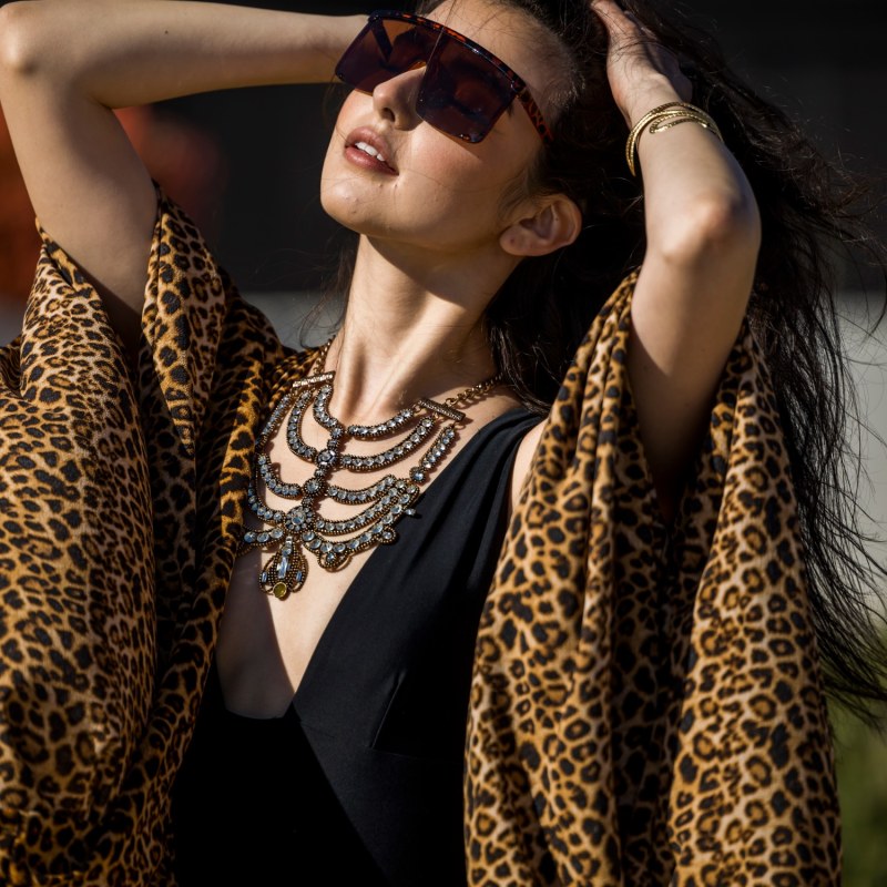 Thumbnail of Jayne Leopard Kimono image