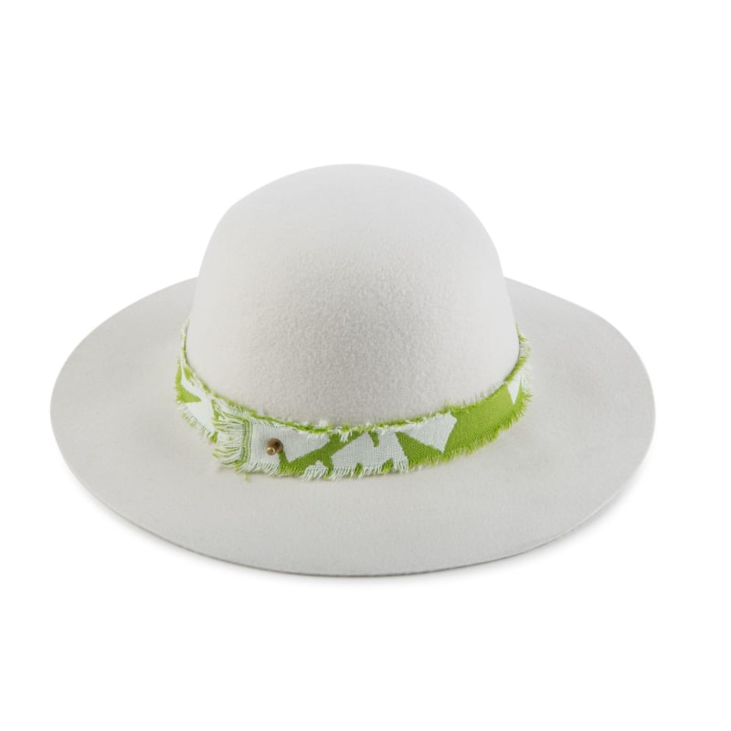 Thumbnail of White Felt Boho Hat image