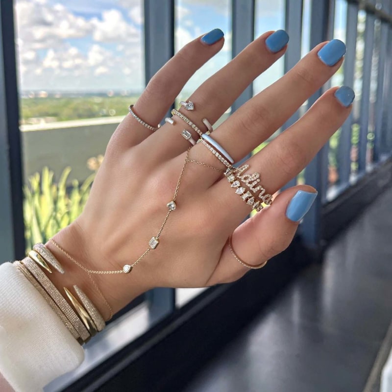 Diamond statement shop rings