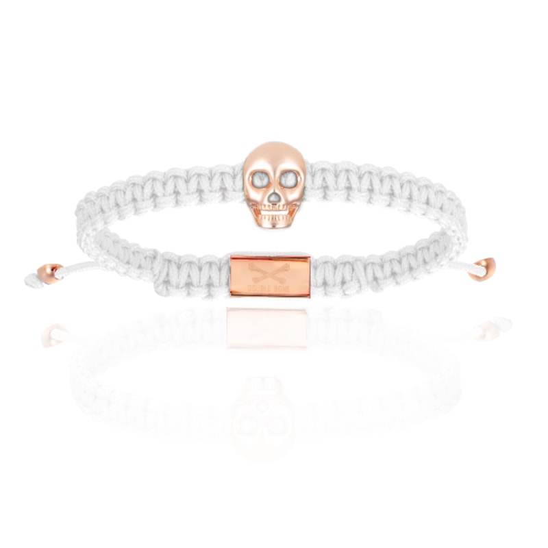 Rose gold skull clearance bracelet