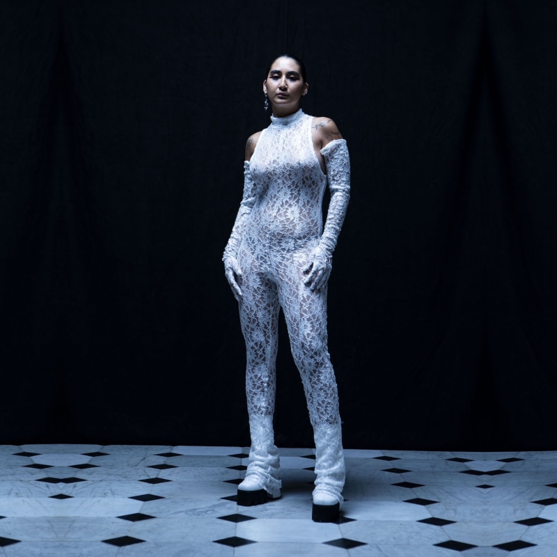 Thumbnail of White Summer Catsuit image