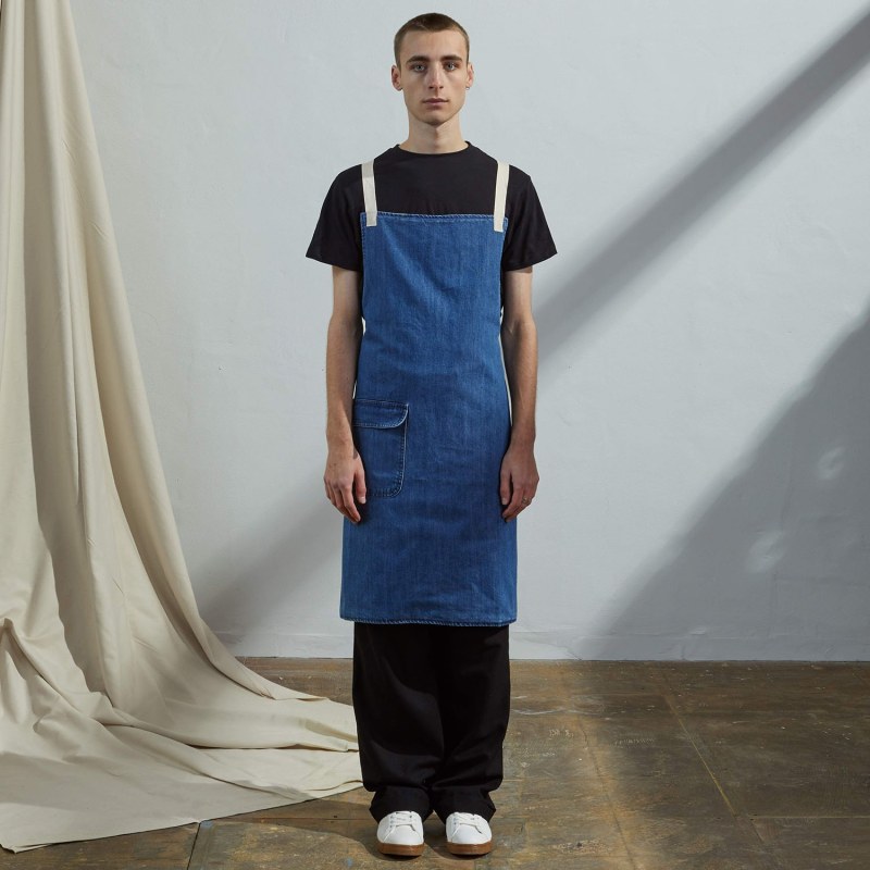 Thumbnail of The 9001 Work Apron - Washed Denim image