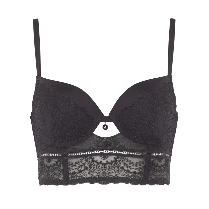 Thumbnail of Mara Wide Lace Push-Up Bra image