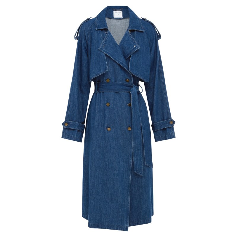 Wild Skies Denim Trench - Mid Denim | Belle & Bloom | Wolf Wild Skies Denim Trench - Mid Denim | Belle & Bloom | Wolf