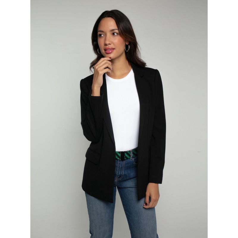 Willow Jersey Blazer With Star Print Lining NOOKI DESIGN Wolf