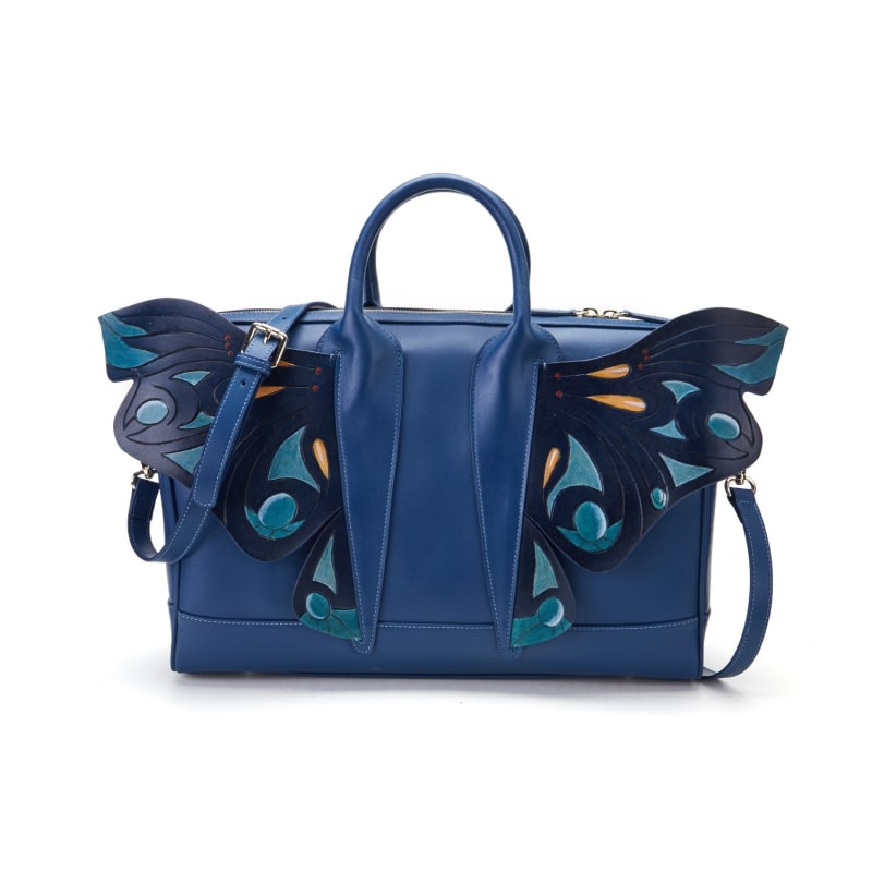 Coach flap belt bag with butterfly applique sale