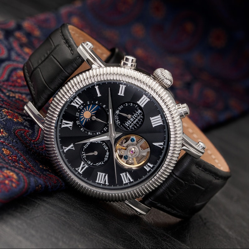 Heritor automatic men's winston watch store